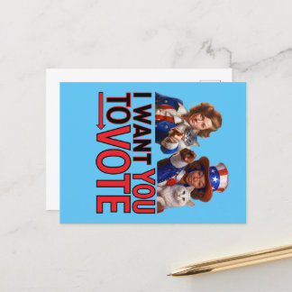 投票してほしい（キャットレディース） ポストカード