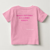 投票して私が ベビーTシャツ (裏面)