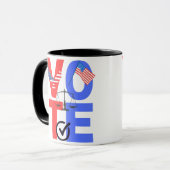 投票して マグカップ (正面左)