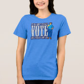 投票しない文句を言わない トライブレンドＴシャツ (正面)