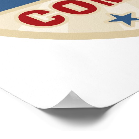 投票しもしない不平を言わない ポスター (角)