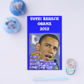 投票しよう！オバマのチラシ チラシ (シングル)