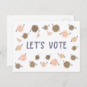 投票しよう ポストカード (正面/裏面)