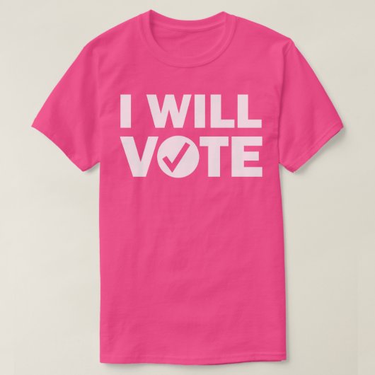 投票しよう Tシャツ (デザイン正面)