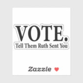投票し、彼らに伝えるルースがあなたを送った、ルース・バダー・ギンズバーグ シール (シート)