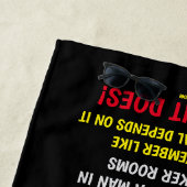 投票することを忘れない ビーチタオル (インサイチュ)