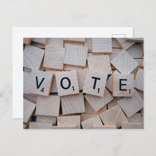 投票することを忘れない ポストカード (正面/裏面)