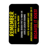 投票することを忘れない マグネット (縦)