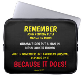 投票することを忘れない ラップトップスリーブ