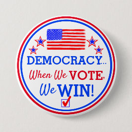 投票すると…カマラハリス選挙ボタンに勝つ 缶バッジ