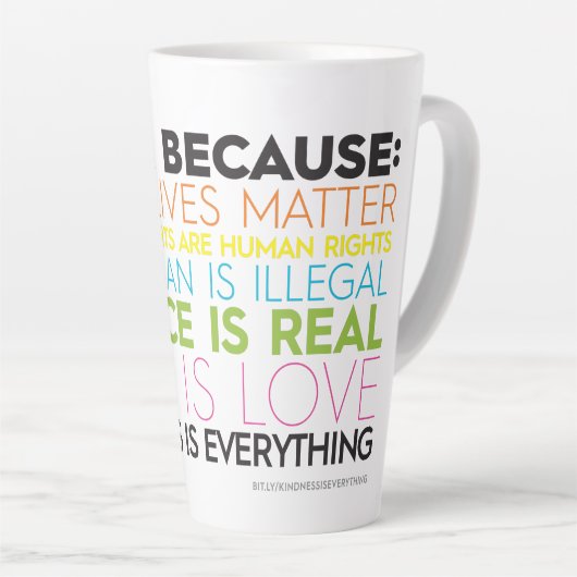 投票するのは…優しさは全ラテマグ カフェラテマグ (右アングル)