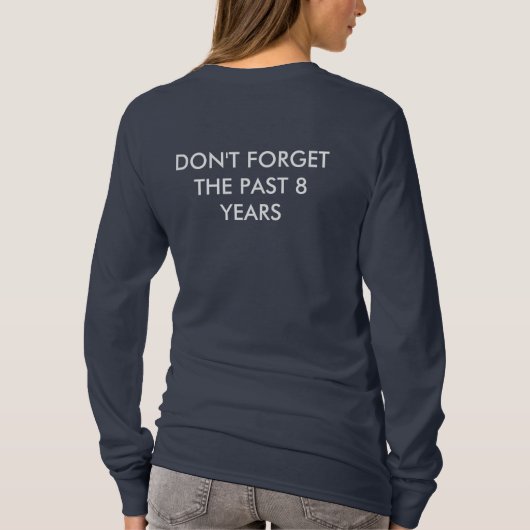 投票するもののために得るために覚えて下さい Tシャツ (裏面)