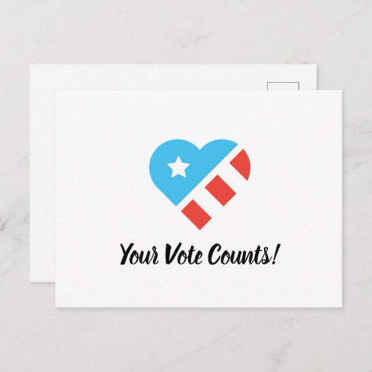投票する権利はあなたにもあるよ ポストカード (正面/裏面)