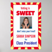 投票する甘いキャンディをテーマにした製品になる。 ポスター (正面)