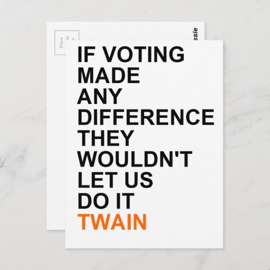 投票でもしは何の違いも作った.png ポストカード (正面/裏面)