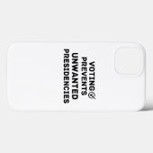 投票で不要な社長の贈り物を防ぐ Case-Mate iPhoneケース (裏面 (横))