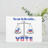 投票で天秤を傾けよう 招待状 (スタンド正面)