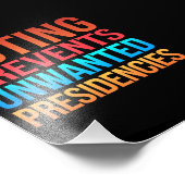 投票によって不要な大統領の選挙を防ぐ フォトプリント            (角)