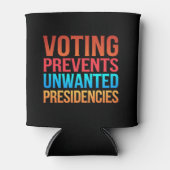 投票によって不要な大統領の選挙を防ぐ 缶クーラー (正面)