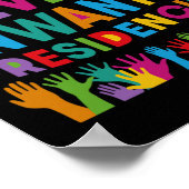 投票によって不要な社長の贈り物を防ぐ ポスター (角)