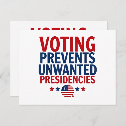 投票によって男性の女性社長が不要になるのを防ぐ シーズンカード (正面/裏面)