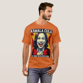 投票に行こう カマラ・クラ Sink your teeth into voting Election Tシャツ (正面フル)