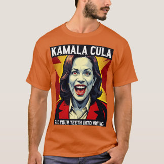 投票に行こう カマラ・クラ Sink your teeth into voting Election Tシャツ