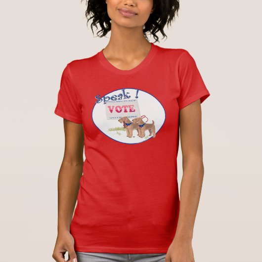 投票に行こう Tシャツ (正面)