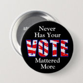 投票のボタンを無効にする 缶バッジ (正面&裏面)