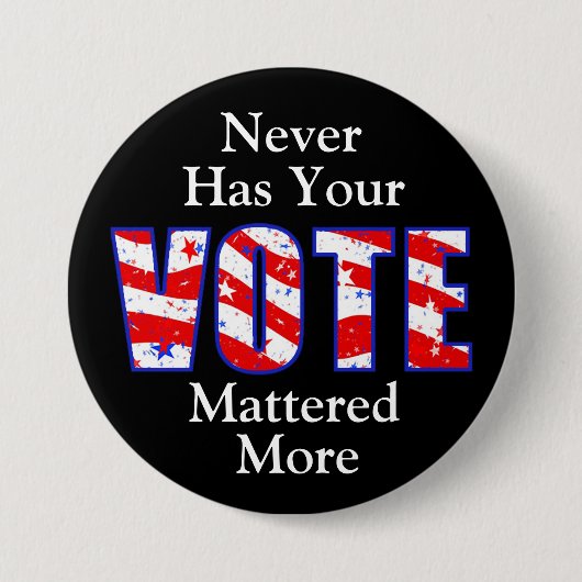 投票のボタンを無効にする 缶バッジ (正面)