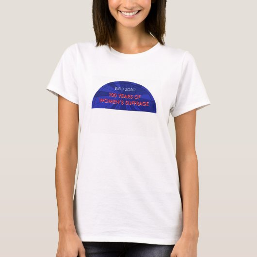 投票の使用Women's Voting Centennial 2020 Tee Tシャツ (正面)