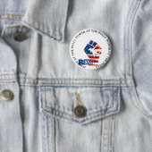 投票の力は切札ボタンに抵抗します 缶バッジ (インサイチュ)