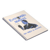 投票の問題が選挙区の青 ノートブック (右側)