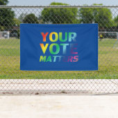 投票の問題 – プライドlgbtレインボーブルー 横断幕 (インサイチュ)