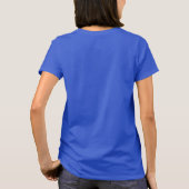 投票の登録は?文字赤白青 Tシャツ (裏面)