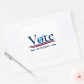 投票の結果 スクエアシール (封筒)