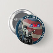 投票はモーターサイクリストを好みます 缶バッジ (正面&裏面)