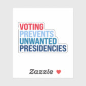 投票は不要な大統領を防ぐ シール (シート)