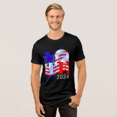 投票は愛の行為である トライブレンドＴシャツ (正面全面)