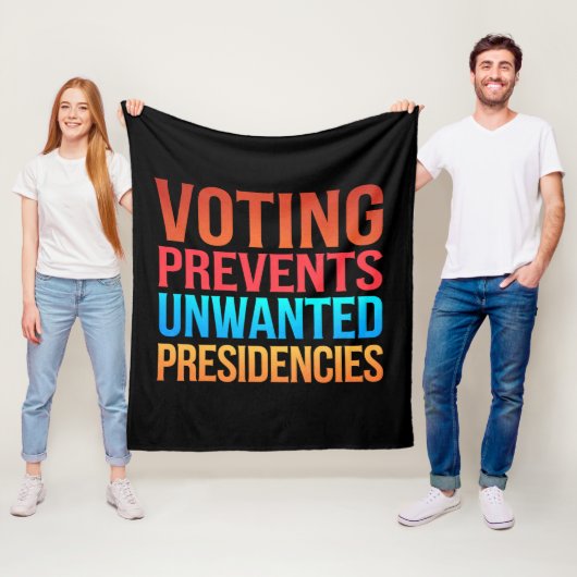 投票は望ましくない大統領選挙を防ぐ フリースブランケット (インサイチュ)