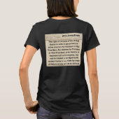投票は権利です 二十四修正条項 両面 Tシャツ (裏面)
