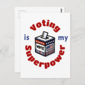 投票は私の超大国 ポストカード (正面/裏面)