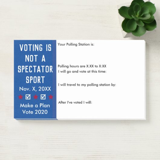 投票は観戦スポーツ投票のアラームではない ポストイット (オフィス)