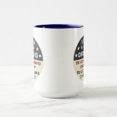 投票は運転のようちょうどです マグカップ (中央)
