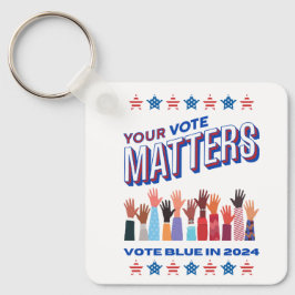 投票は2024年の選挙に重要 キーホルダー