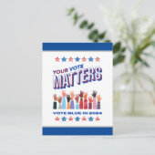 投票は2024年の選挙に重要 ポストカード (スタンド正面)