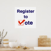 投票への登録2024 ポスター (キッチン)