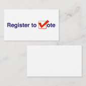 投票への登録2026 エンクロージャーカード (正面/裏面)
