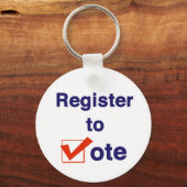 投票への登録2026 キーホルダー (正面)