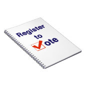 投票への登録2026 ノートブック (右側)